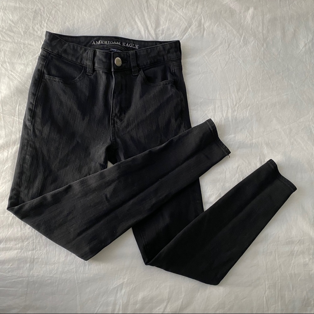 Black Hi rise jegging